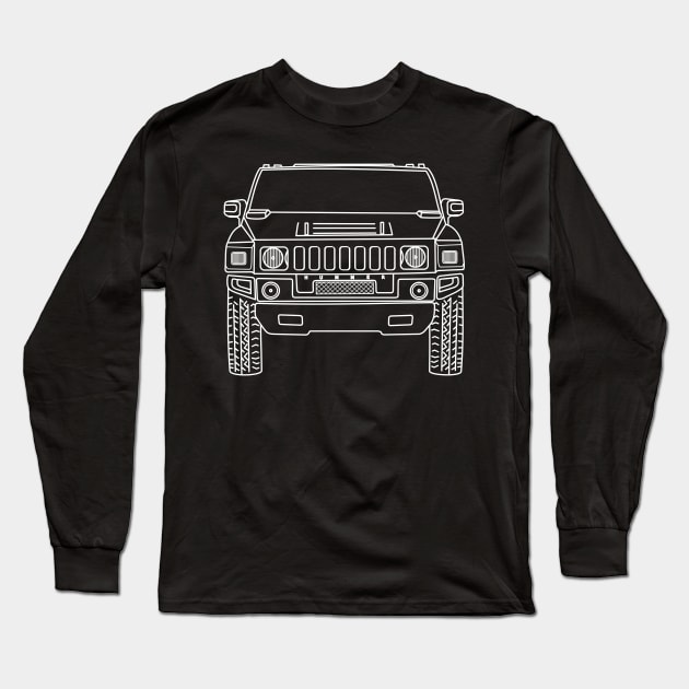 Hummer H2 Long Sleeve T-Shirt by Aurealis